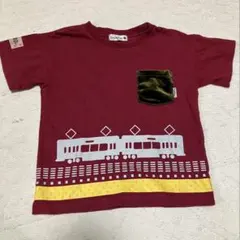 branshes 阪急電車　 Tシャツ ボルドー　100㎝　おまとめ買い値下げのサムネイル