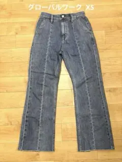 【グローバルワーク】デニムフレアパンツ ジーンズ XSのサムネイル