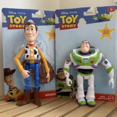 トイ・ストーリー ウッディ .バズフィギュアセットToy Story アメリカ