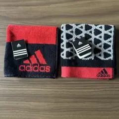 adidas ハンドタオル タオルハンカチ ２枚セットのサムネイル