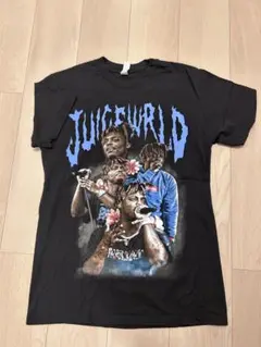Juice WRLD プリントTシャツ ブラック