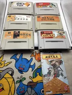 【6本セット】スーパーファミコン 将棋ソフト まとめ売り　箱説なし　将棋最強　他