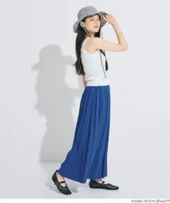 新品★未使用★coca★コカ★ランダムプリーツスカート★Blue★ブルーのサムネイル