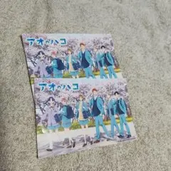 アオのハコ イラストステッカー 2枚セット
