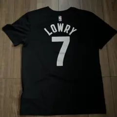 LOWRY 7 RAPTORS Tシャツ 黒