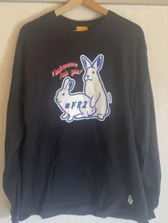 FR2 ウサギプリント 長袖カットソー F××KING RABBITS