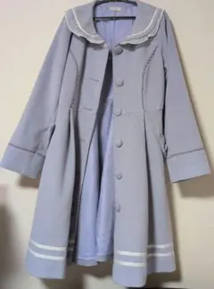 アクシーズファム　ポエティック　セーラー　コート　ラベンダー　アウター　ミドル丈