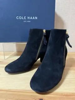 a32/未使用級★COLE HAANスエード ブーツ サイドジップ 23cm