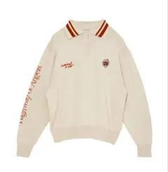 ずっと真夜中でいいのに。ZTMY Knit Polo Shirts Ivoryのサムネイル