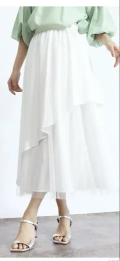 ヤマダヤFENNEL ランダムヘムフレアスカート