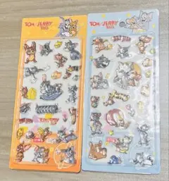 【シール】　ドロップシール　立体シール　トムとジェリー