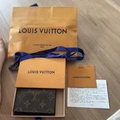 LOUIS VUITTON モノグラム 財布 美品 箱付き イニシャルあり