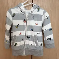 Lee 昆虫柄フード付きパーカー