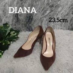 【匿名配送】DIANA☆スエード☆パンプス☆秋☆23.5cm