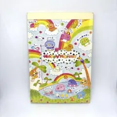 Happy Marine  メモ帳　平成レトロ Happy Marine メモ帳 シール付き サンエックス 平成レトロ 当時物