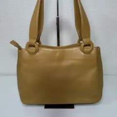 極美品 キタムラ 本革 トートバッグ Kロゴ キャメル横浜元町 Kitamura