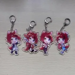 すとぷり 莉犬くん アクリルキーホルダー 4個セット