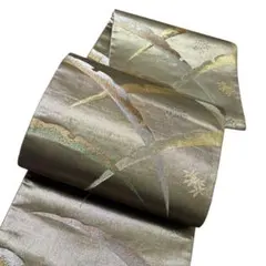 A 169袋帯 六通柄 彩糸　立波纹 草 花　美品　フォーマル　正絹 着物