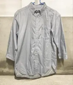 UNITED ARROWS GREEN LABEL七分袖シャツ S ライトブルー