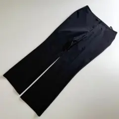 ✨ストレッチ◎ 使用感少✨ フォクシー スラックス パンツ ネイビー リボン