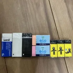 消しゴム　まとめ売り　まとまるくん　uni サボロー　セット