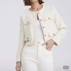 SHEIN ノーカラージャケット