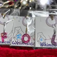 アルファベットチャーム 3個セット