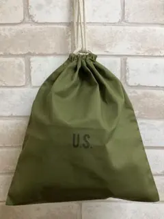 USハンドメイド巾着袋　ミリタリーバッグ　ミリタリージャケット　サバゲー