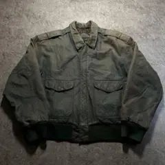 【希少カラー】80s vintage フライトジャケット　A-2 本革　短丈　M