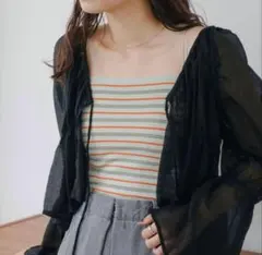Kastane シャーリングシアーブラウスのサムネイル