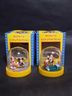 ミッキー ミニチュアコレクション ２個セット。