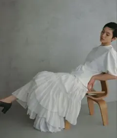 CASA FLINE カーサフライン　コットンティアードスカート