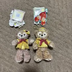 ダッフィー＆シェリーメイ ぬいぐるみマスコット 30周年限定品でタグもついてます