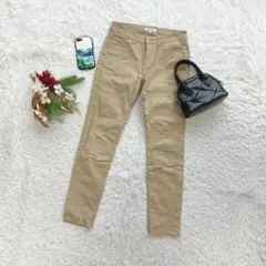 グローバルワーク スキニーパンツ S ストレッチ カジュアル 美脚 綿混 春秋