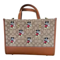 COACH コーチ ミッキー 巾着 ショルダーバッグ - メルカリ