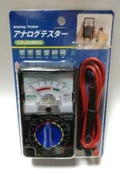 新品アナログテスター 小型ブザー機能付 電気工事 配線工事 漏電 電圧計 電流計のサムネイル