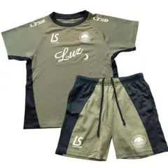 LUZeSOMBRA サッカーウェアセット 黒/カーキ 140