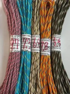 アウトレット★端切れ・パラコード・即決OK・限定・デザート系×5