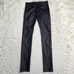 美品✨ mnml ブラックコーティング スキニー デニム ストレッチ メンズのサムネイル