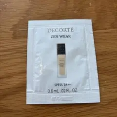 コスメデコルテ　ゼンウェアステイ ファンデーション　サンプル