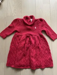 Ralph Lauren 赤いワンピース 9-12M