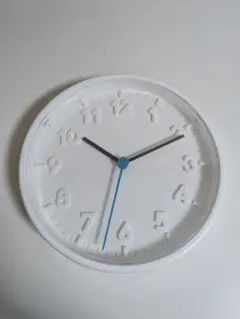IKEA STOMMA 掛時計 ホワイト 20cm