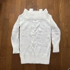ニット レディース　Mサイズ　白