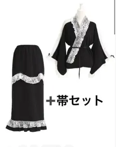 DearMyLove ディアマイラブ あまらぶ浴衣 ブラック 黒 地雷 - メルカリ