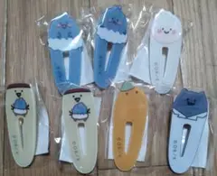 新品未開封　お文具といっしょ　ヘアクリップ　ばぶんぐVer
