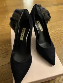 (最終値下)ダイアナ ラビットファー パンプス 22.5