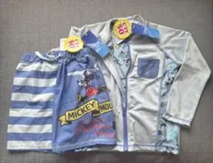 ❤︎ミッキーマウス 男の子水着セット UPF50+❤︎サイズ100〜110