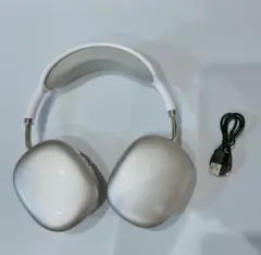 匿名配送❣️ Bluetooth ワイヤレスヘッドホン 多機能 高音質　シルバー