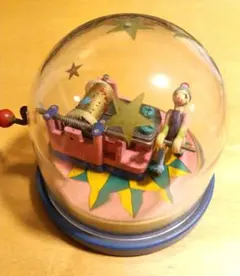 稼働品◆むらいこうじ　回転木馬　メリーゴーランド　オルゴール　ピエロ メリーゴーランド木馬回転オルゴール | マイドイン雑貨