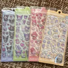 サンリオ 水入りボンボンドロップシール4枚セット